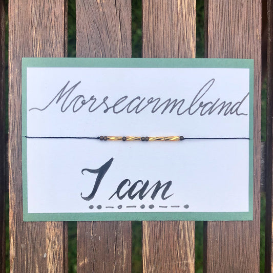 Morsearmband "I Can"