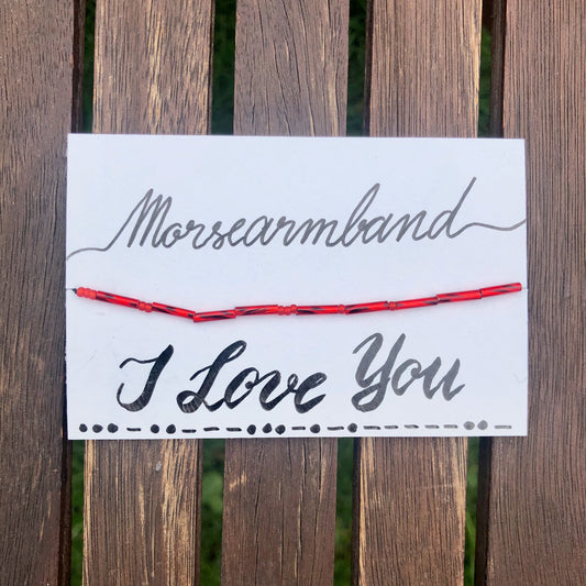 Morsearmband "I Love You"