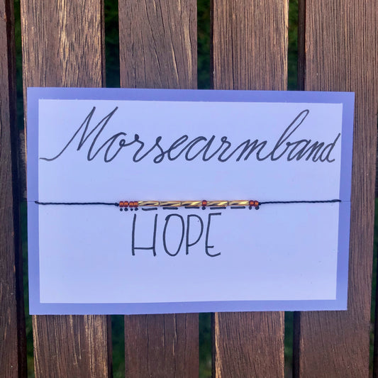 Morsearmband "Hope"