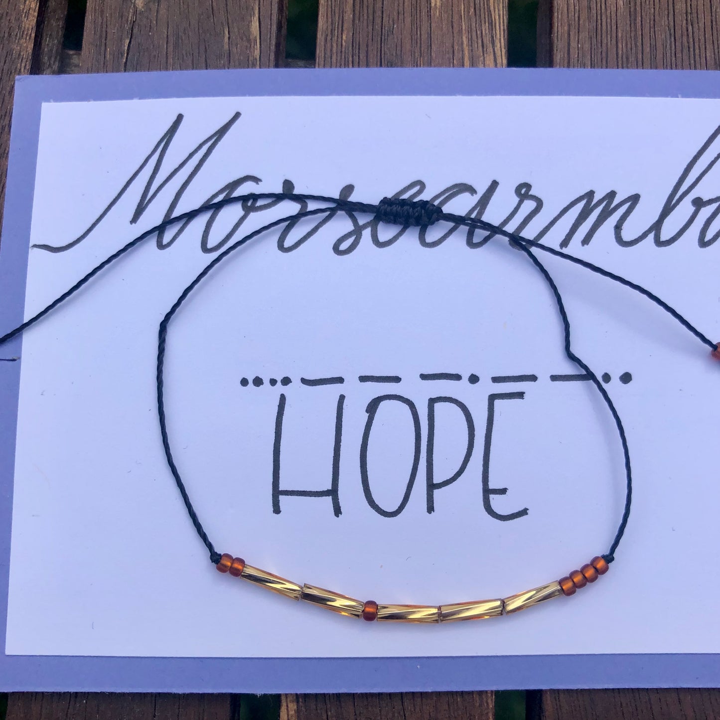 Morsearmband "Hope"