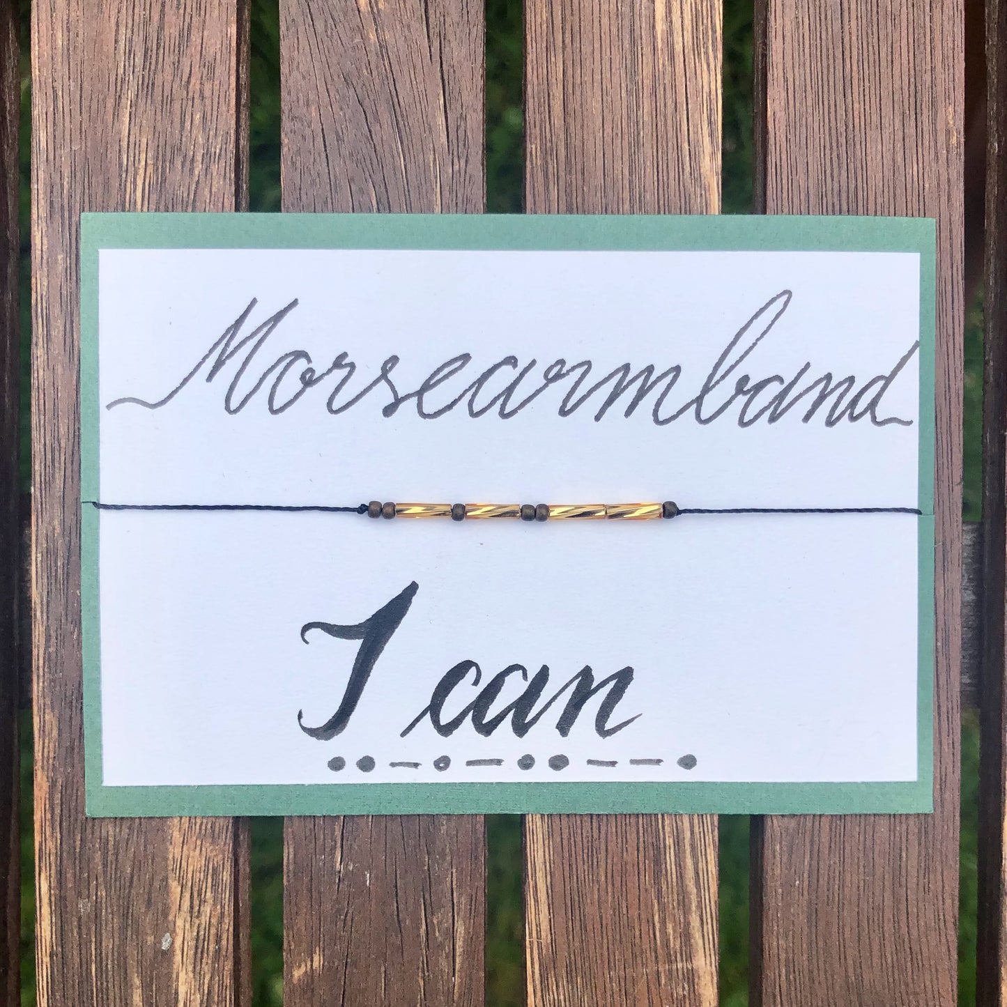 Morsearmband "I Can"