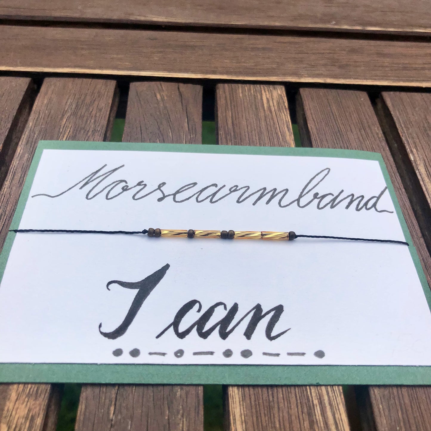 Morsearmband "I Can"