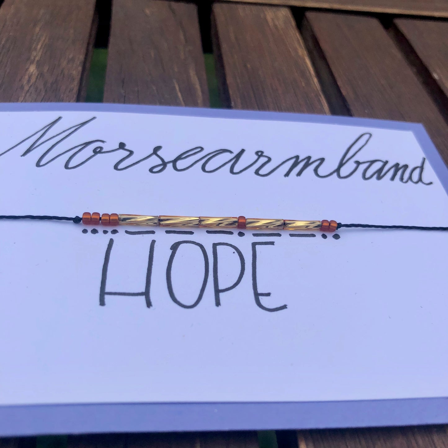 Morsearmband "Hope"